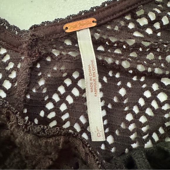 Free People City Girl Bodycon Black Mini Dress NWT Size Large - Picture 6 of 15